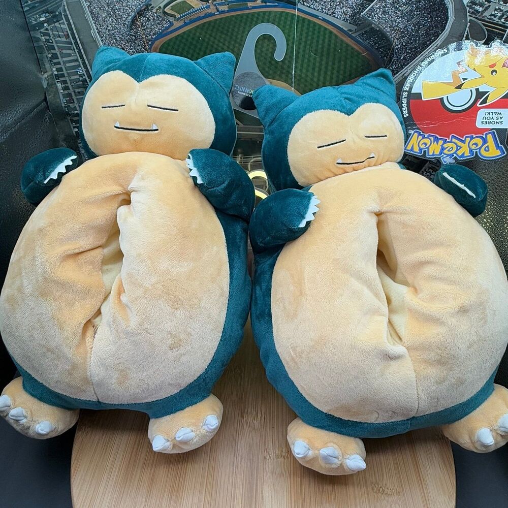 Pokemon Snorlax Snoring Slippers Think Geek Unisex NWT M10/W12